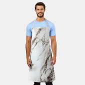 Brown Marble Kijk Schort (Gedragen)