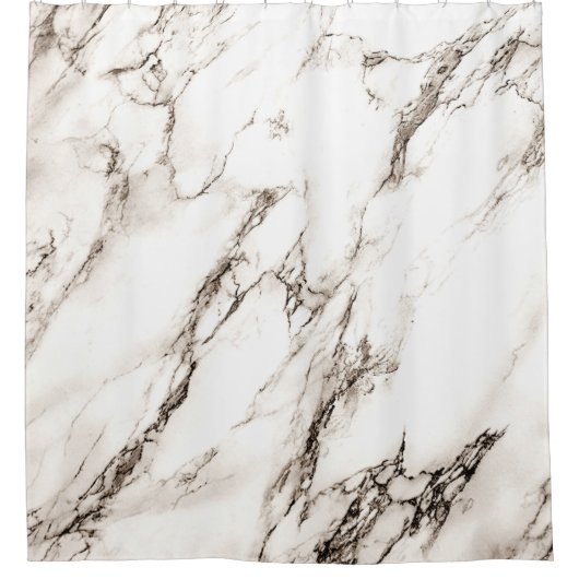 Brown Marble Kijk Shower Curtain Douchegordijn (Voorkant)