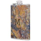 Brown Marble Stone Print Heupfles (Links)