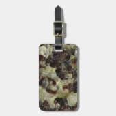 Brown Marbling Quartz Bagagelabel (Voorkant verticaal)