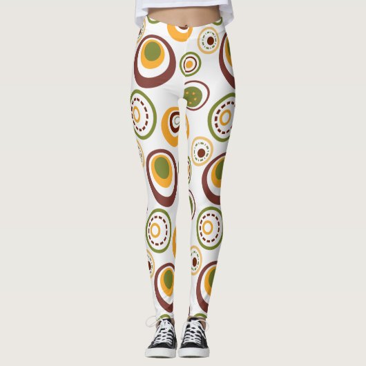Brown MCM Jawbreakers Leggings (Voorkant)