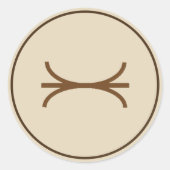 Brown Merger Sticker (Voorkant)