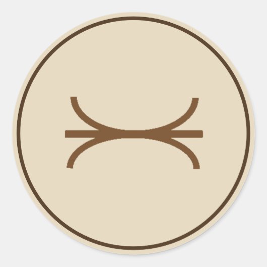 Brown Merger Sticker (Voorkant)