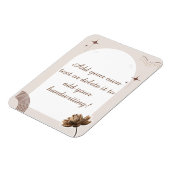 Brown minimalist Boho merkt  op Magneet (Linkerzijde)