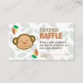 Brown Monkey Luier verloting Ticket Informatiekaartje (Voorkant)