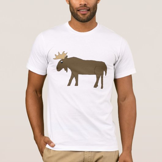 Brown Moose apparel T-shirt (Voorkant)