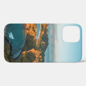BROWN MOUNTAIN BESIDE BODY OF WATER TIJDENS DAGEN Case-Mate iPhone CASE (Achterkant (horizontaal))