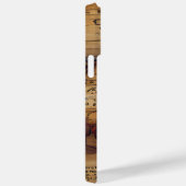 BROWN MUSICAL STEAMPUNK THEMA Case-Mate iPhone CASE (Achterkant / Rechts)