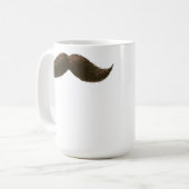 Brown Mustache Coffee Mok (Voorkant links)