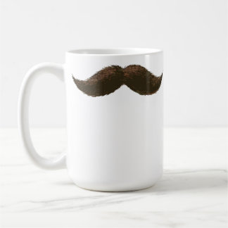 Brown Mustache Coffee Mok