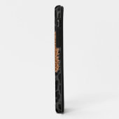 Brown Mustache en Leopard Print Case-Mate iPhone Case (Achterkant/links)