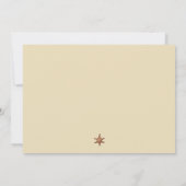 Brown My First Rodeo Cowboy Foto 1e verjaardag Kaart (Achterkant)