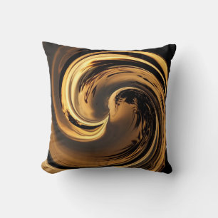 Brown N Gold Island Wave Sierkussen