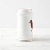 Brown Newfoundland Dog Bierpul (Center)