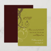 BROWN/OLIVE RSVP VOOR DE AFBEELDINGSOVEREENKOMST (Voorkant / Achterkant)