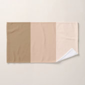 Brown Ombre Striped Bad Handdoek (Handdoek)