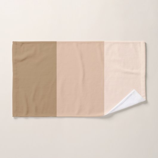 Brown Ombre Striped Bad Handdoek (Handdoek)