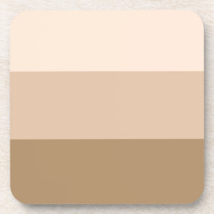 Brown Ombre Striped Bier Onderzetter