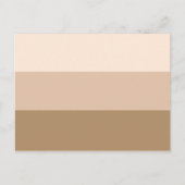 Brown Ombre Striped Briefkaart (Voorkant)