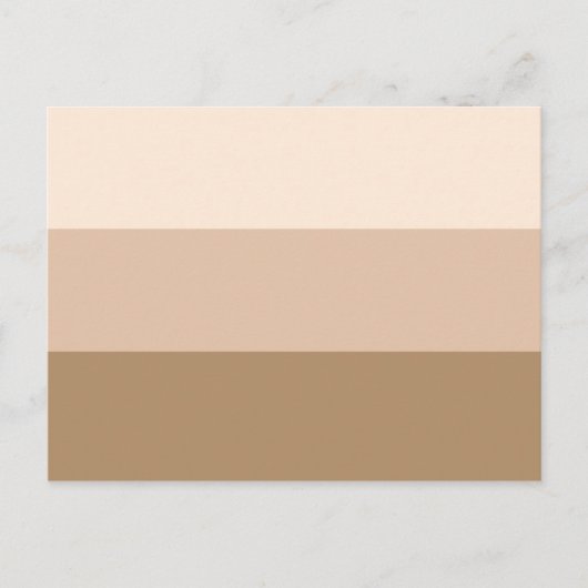 Brown Ombre Striped Briefkaart (Voorkant)