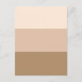 Brown Ombre Striped Briefkaart (Voorkant)