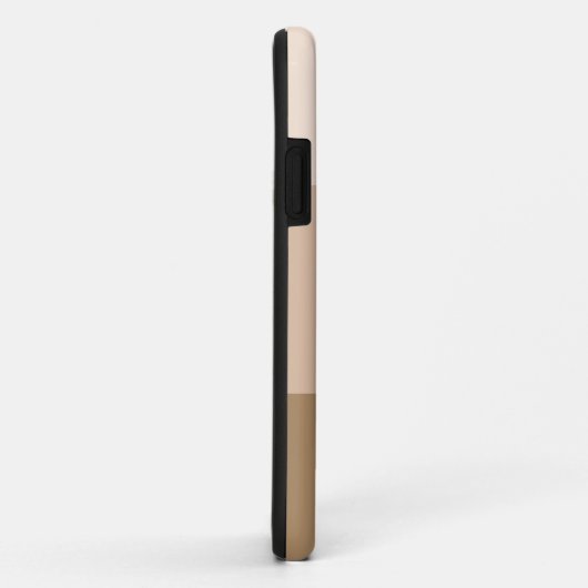 Brown Ombre Striped Case-Mate iPhone Case (Achterkant/rechts)