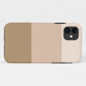 Brown Ombre Striped Case-Mate iPhone Case (Achterkant (horizontaal))