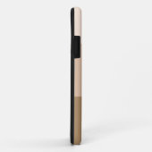 Brown Ombre Striped Case-Mate iPhone Case (Achterkant/rechts)