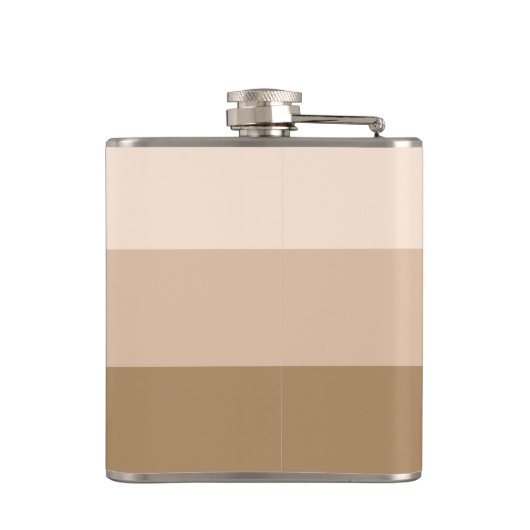 Brown Ombre Striped Heupfles (Achterkant)