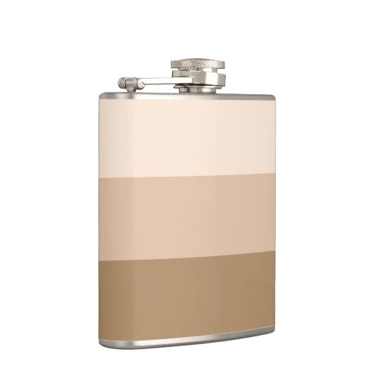 Brown Ombre Striped Heupfles (Rechts)