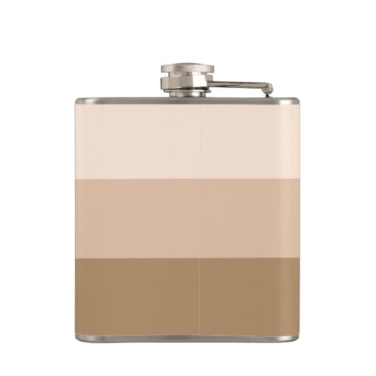 Brown Ombre Striped Heupfles (Achterkant)