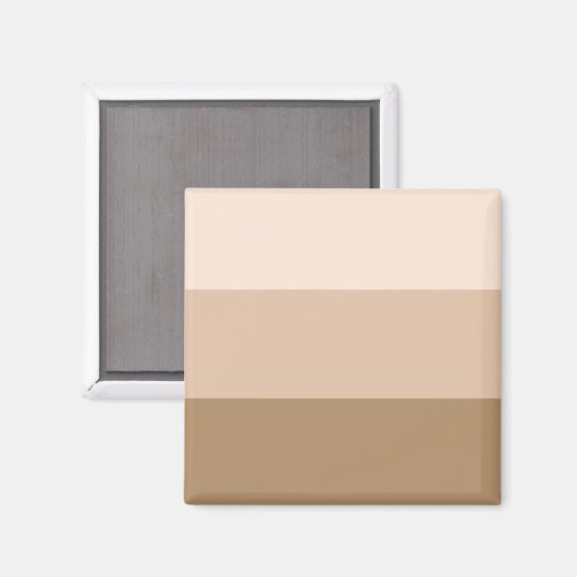 Brown Ombre Striped Magneet (Voorkant / Achterkant)