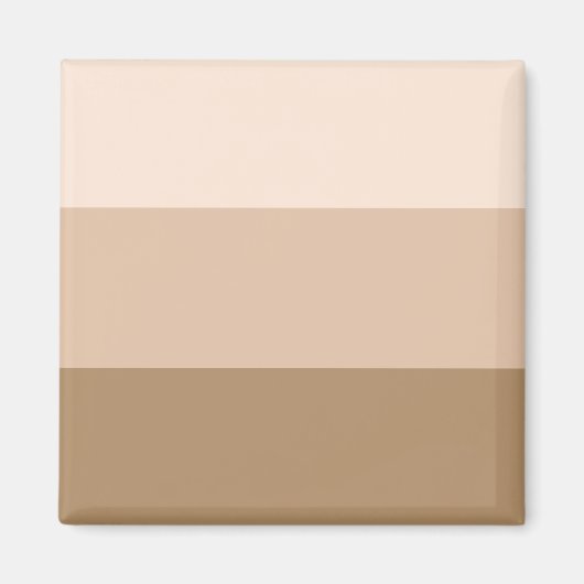 Brown Ombre Striped Magneet (Voorkant)