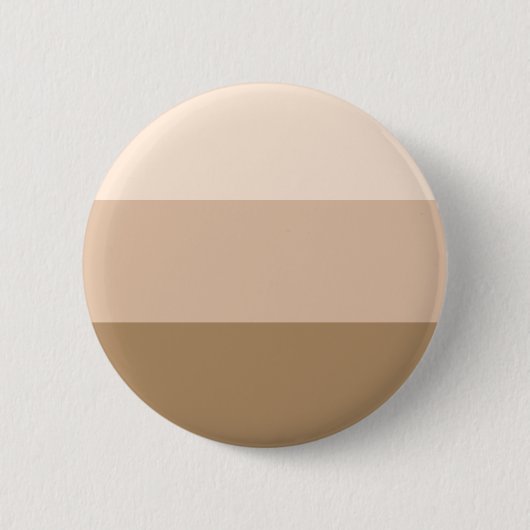 Brown Ombre Striped Ronde Button 5,7 Cm (Voorkant)