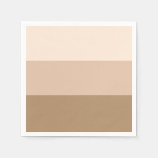 Brown Ombre Striped Servet (Voorkant)