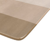 Brown Ombre Striped Snijplank (Hoek)