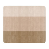 Brown Ombre Striped Snijplank (Voorkant)