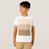 Brown Ombre Striped T-shirt (Voorkant volledig)