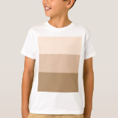 Brown Ombre Striped T-shirt (Voorkant)