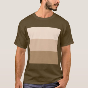 Brown Ombre Striped T-shirt