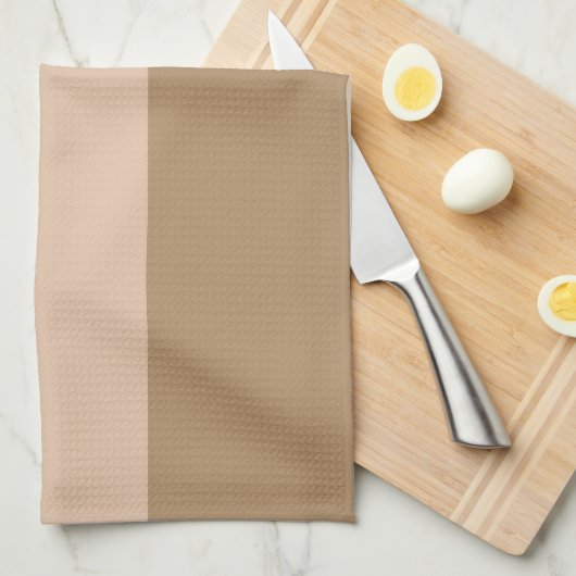 Brown Ombre Striped Theedoek (Quarter Fold)