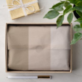 Brown Ombre Striped Tissuepapier (Geschenk)