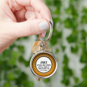 Brown Oranje Stud - Jake Sleutelhanger (Hand)