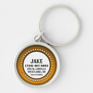 Brown Oranje Stud - Jake Sleutelhanger