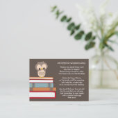 Brown Owl Baby shower Boek Insert Verzoek Kaart (Staand voorkant)