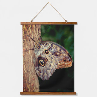 Brown Owl Butterfly Hangend Wandkleed