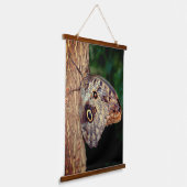 Brown Owl Butterfly Hangend Wandkleed (Gebogen)
