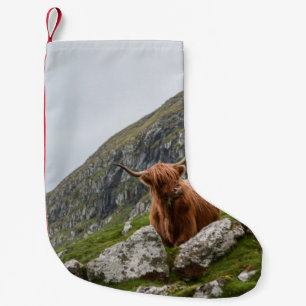 BROWN OX OP MOUNTAGE KLEINE KERSTSOK