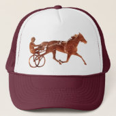 Brown Pacer Silhouette Trucker Pet (Voorkant)