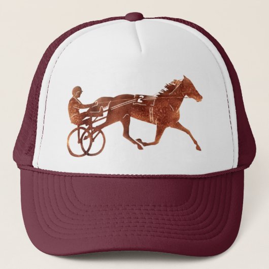 Brown Pacer Silhouette Trucker Pet (Voorkant)